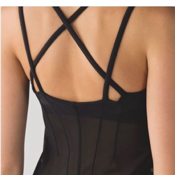 LULULEMON EXQUISITE TANK GHOST DOT BLACK SLATE - Picture 12 of 12